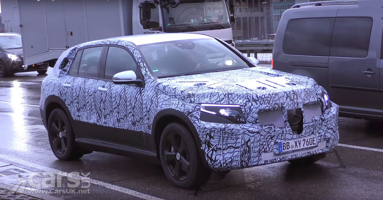 Mercedes EQ C ELECTRIC SUV spied on video