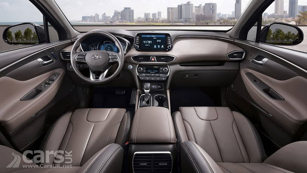 2018 Hyundai Santa Fe first OFFICIAL interior photo