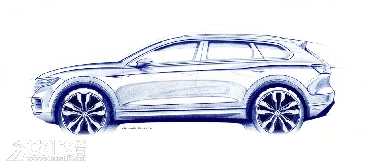 2018 Volkswagen Touareg teased 
