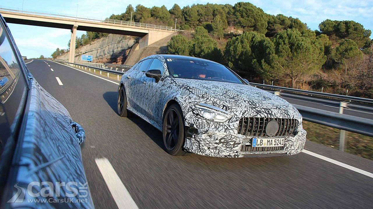 Mercedes-AMG GT four-door official testing photo