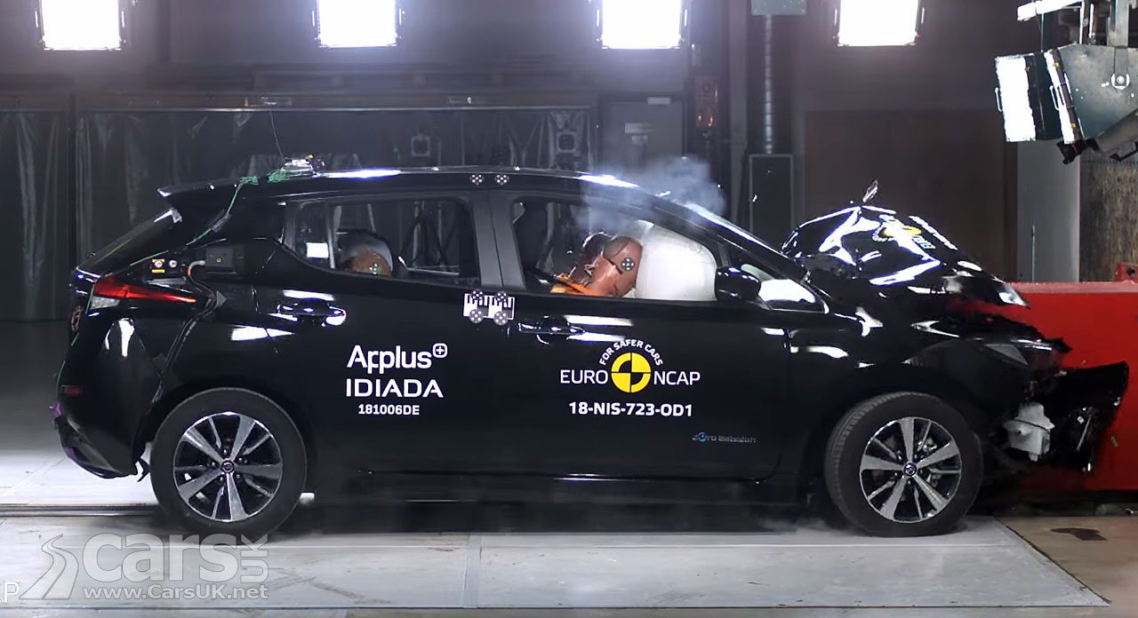 The New Nissan LEAF gets a Euro NCAP 5-Star rating