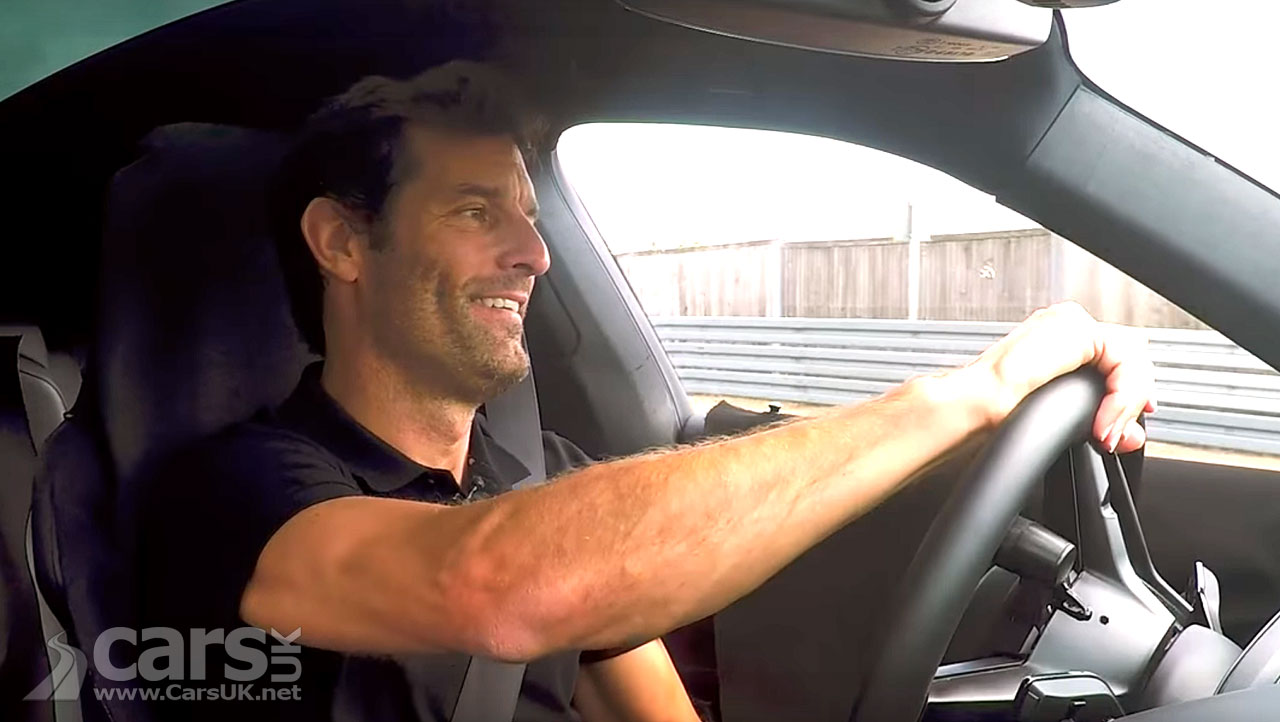Porsche Mission E EV on Track with Mark Webber