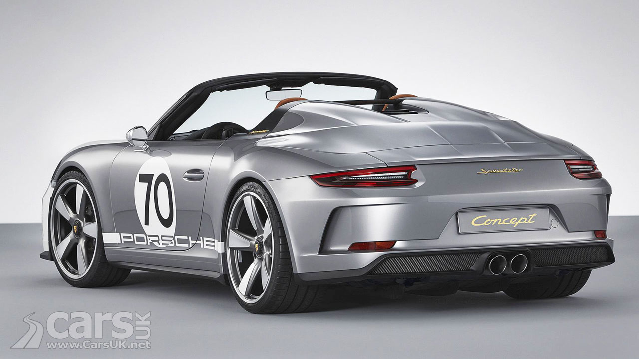 Porsche 911 Speedster Concept Double Bubble View
