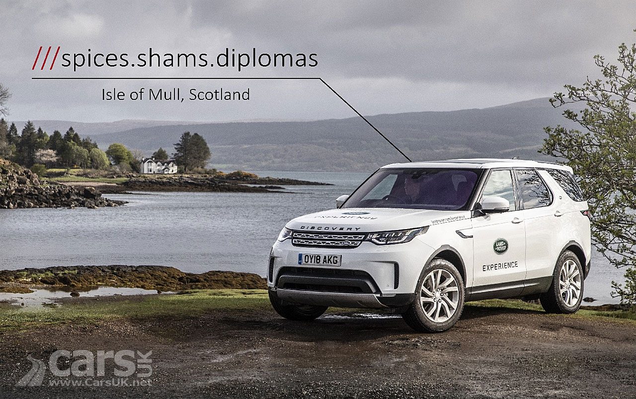 Land Rover What3Words Mull