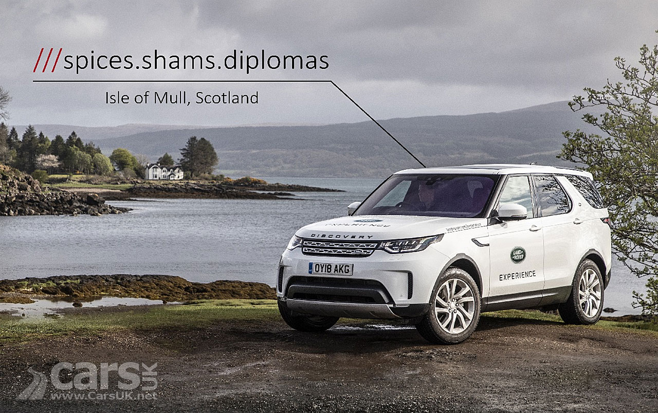 Land Rover What3Words Mull