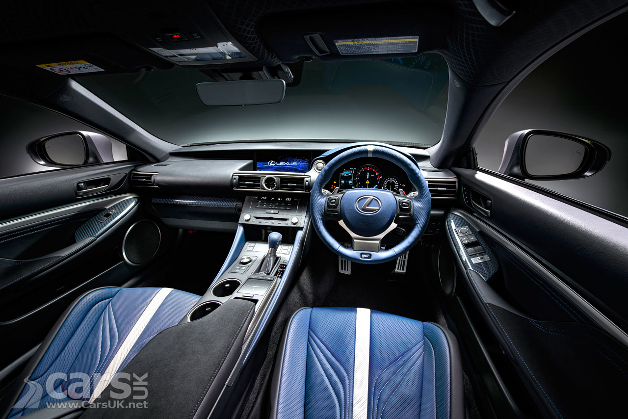 Lexus RC F 10th Anniversary Limited Edition Interior