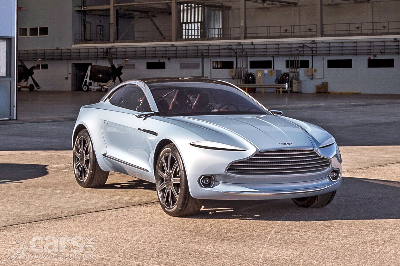 The Aston Martin DBX SUV at Aston's new St Athan Plant