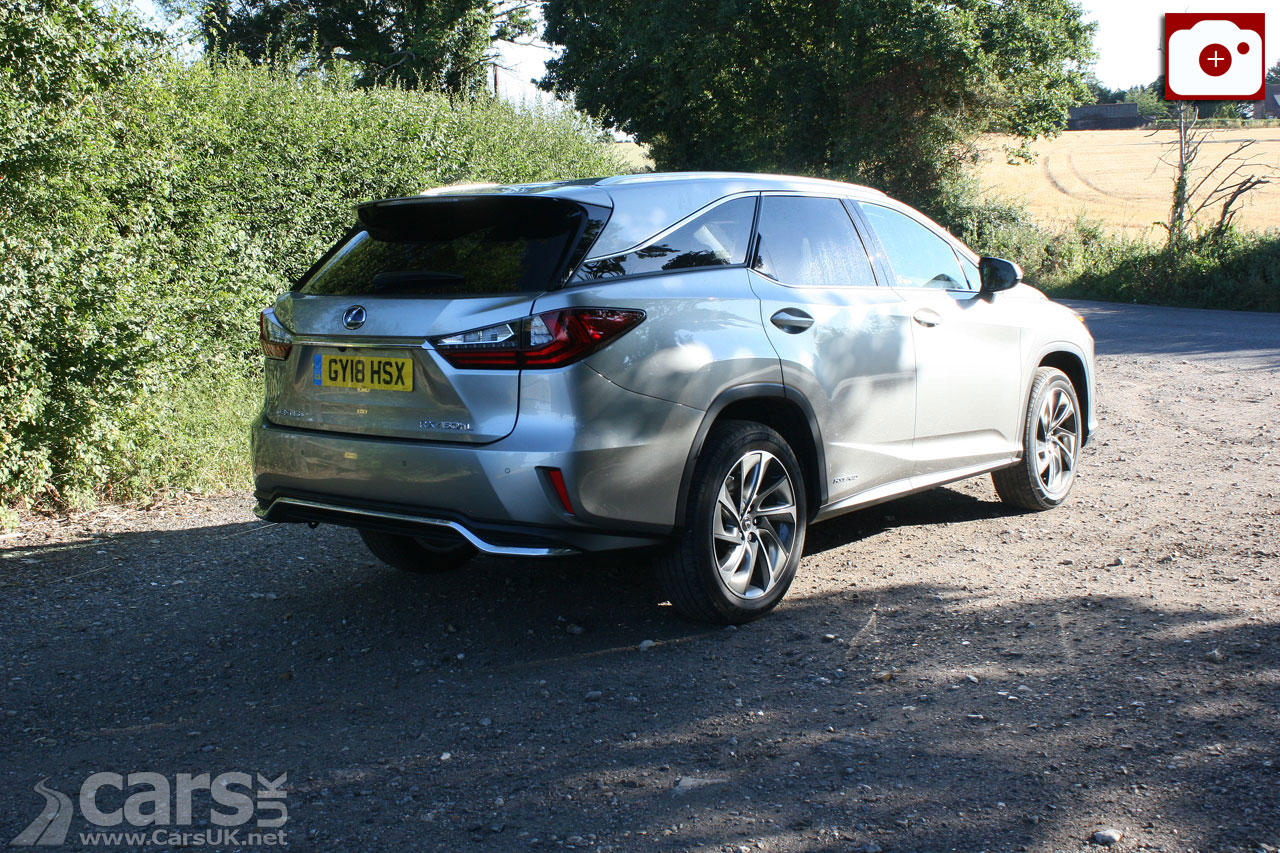 Lexus RX 450h L on the road