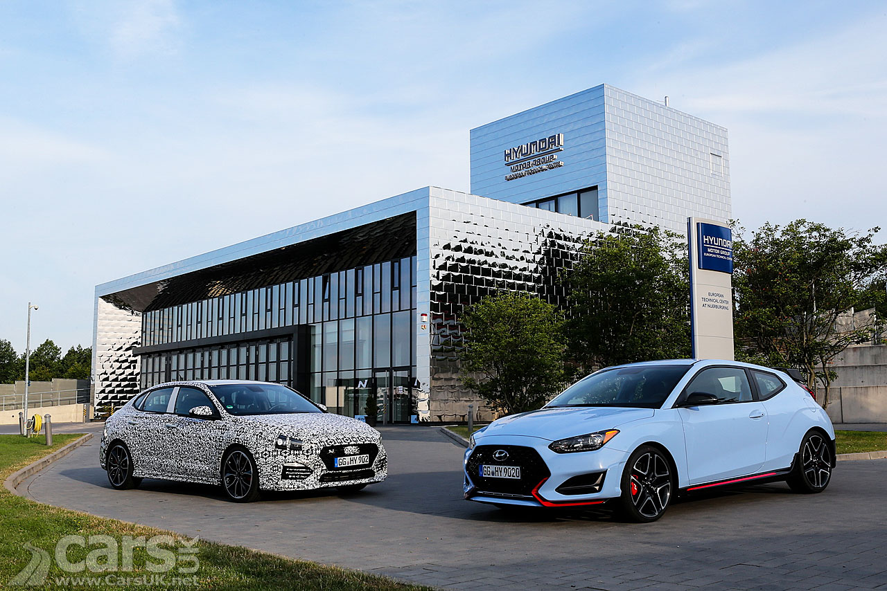Hyundai N Brand cars at Hyundai's Nurburgring Centre