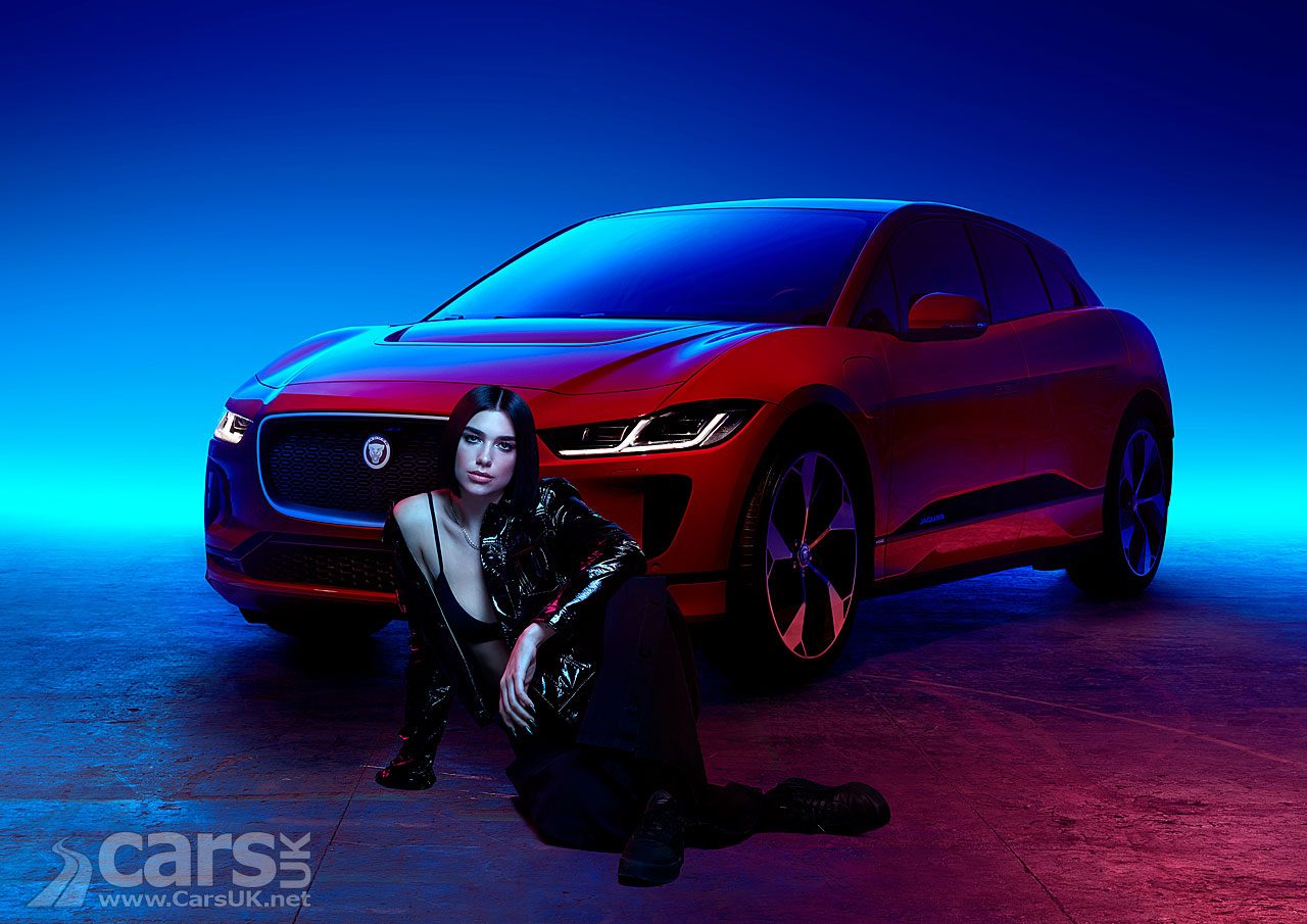 Jaguar I-Pace and Dua Lipa