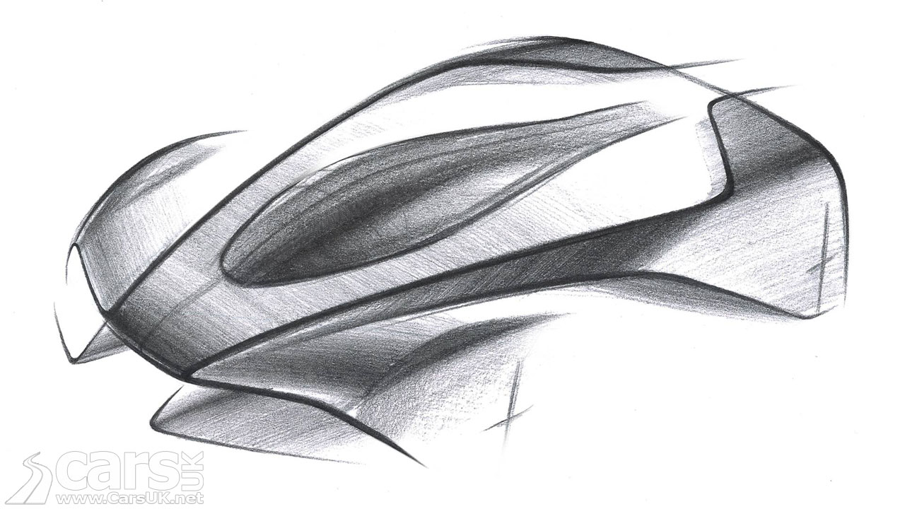 Aston Martin Project 003 initial sketch