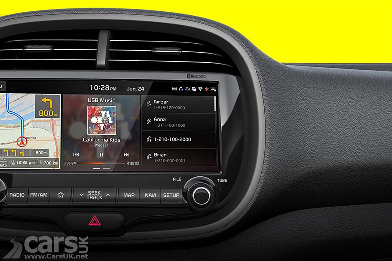 New Kia Soul new infotainment screen