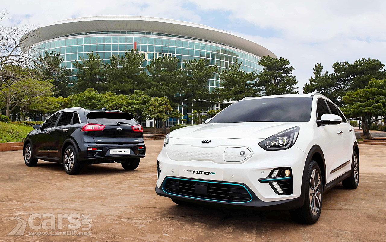 Electric Kia e-Niro official range CUT