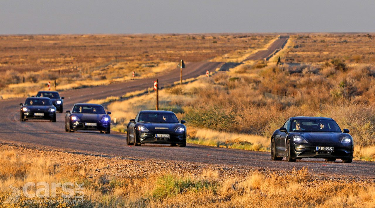 Porsche Taycan EV performance testing in South Africa