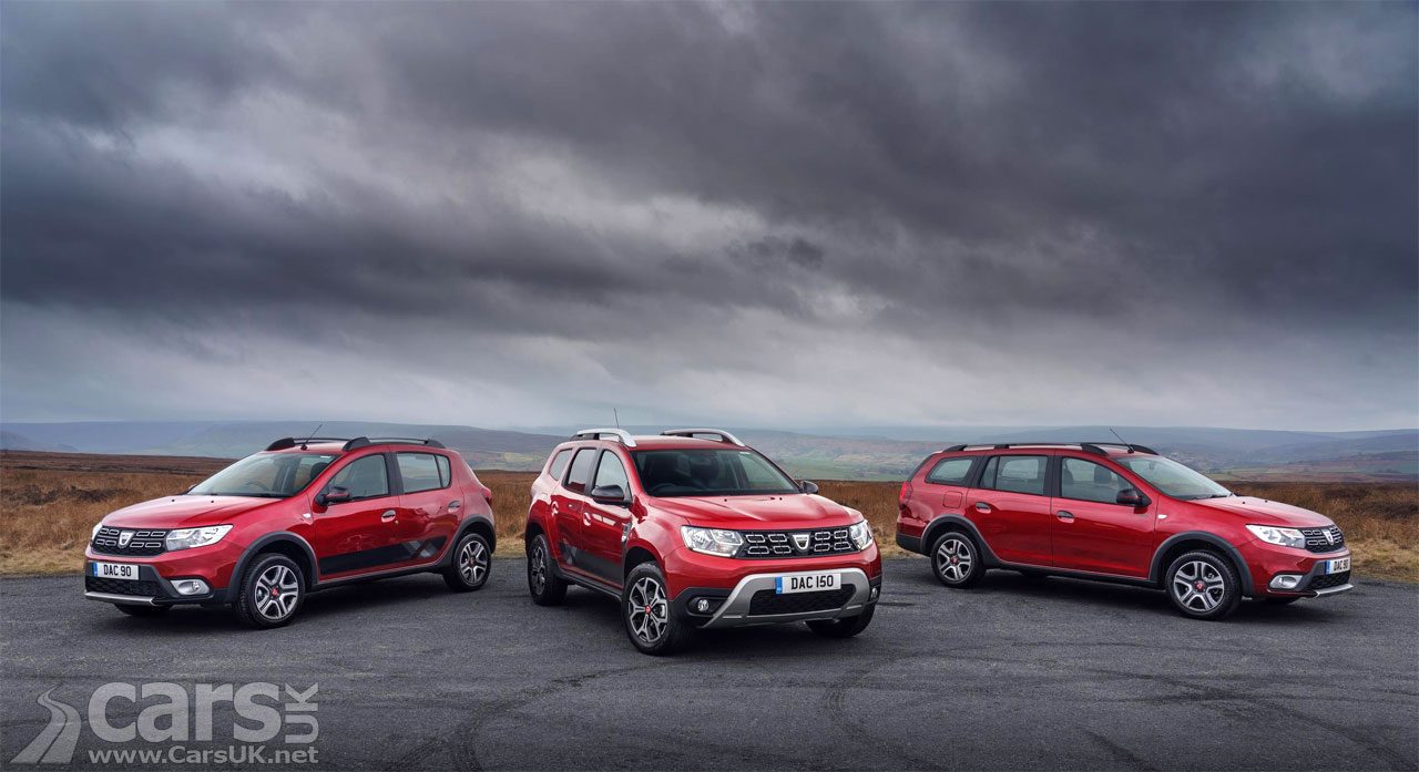 Dacia Duster, Logan MCV Stepway and Sandero Stepway Techroad