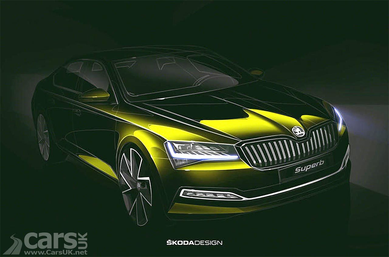 Skoda Superb Facelift teased