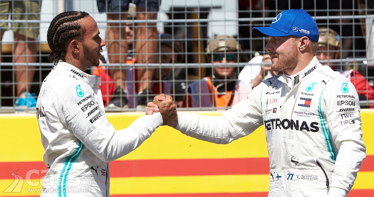 Lewis Hamilton and Valtteri Bottas 2019 French Grand Prix 1-2