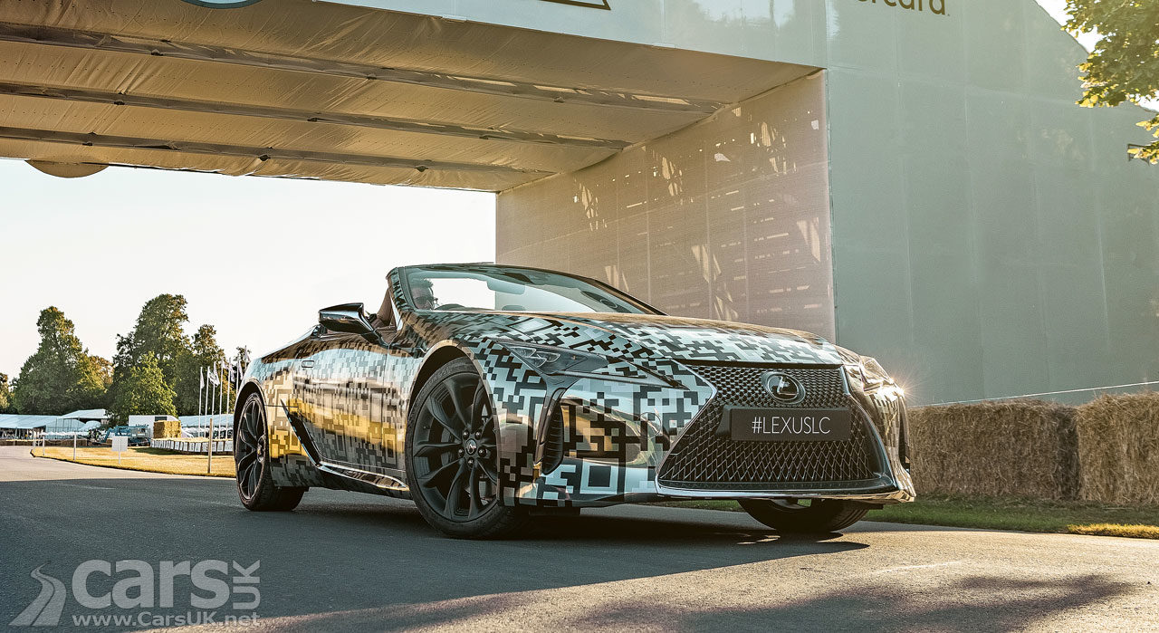 Lexus LC Convertible REVEALED