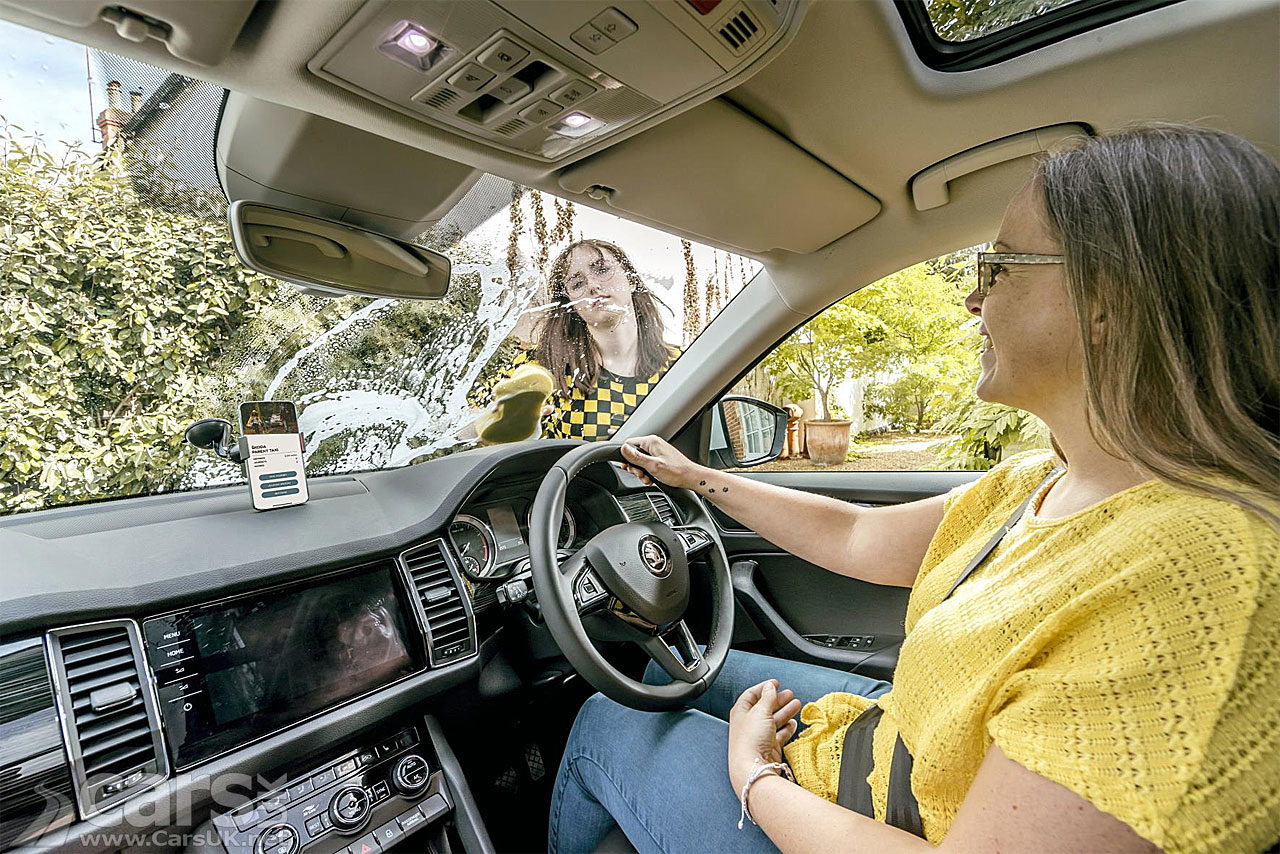 Skoda's Parent Taxi App