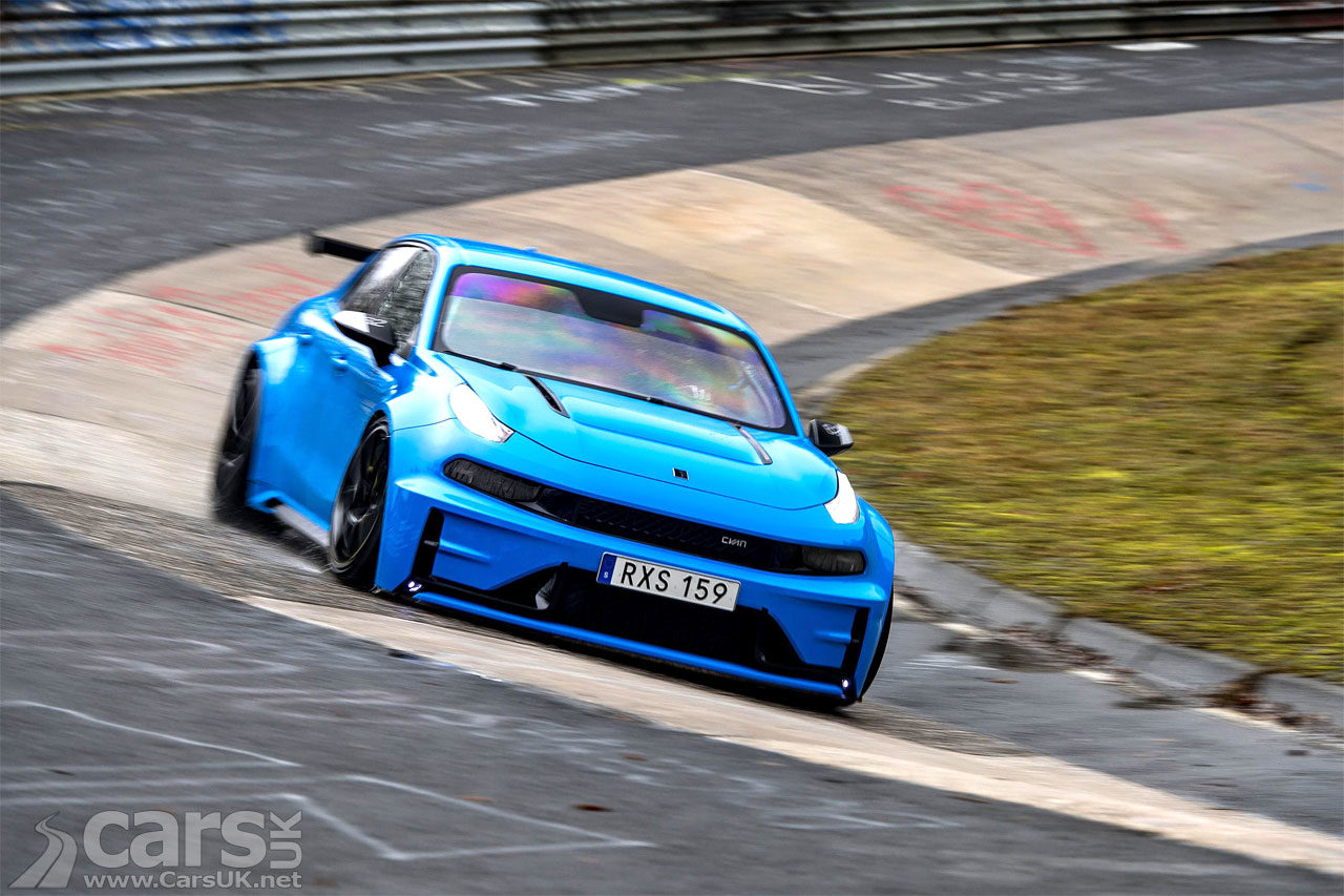 Photo of Lynk & Co 03 Cyan Concept breaking Nurburgring records