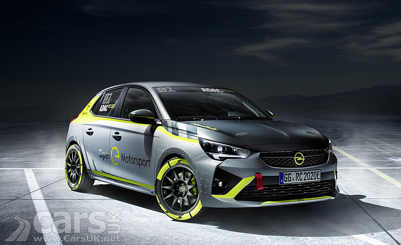 Photo of Vauxhall Corsa-e Rally electric rally car
