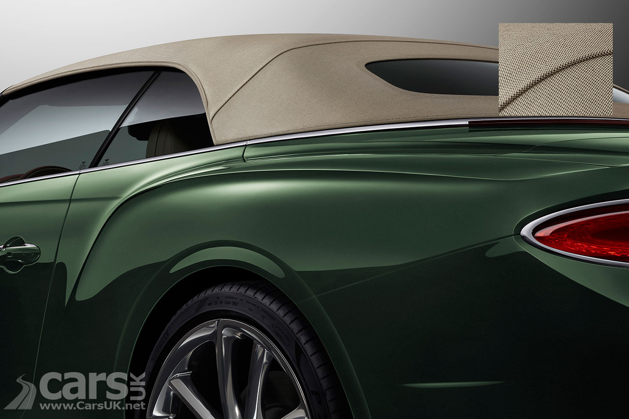 Photo Bentley Continental GT Convertible with Tweed roof