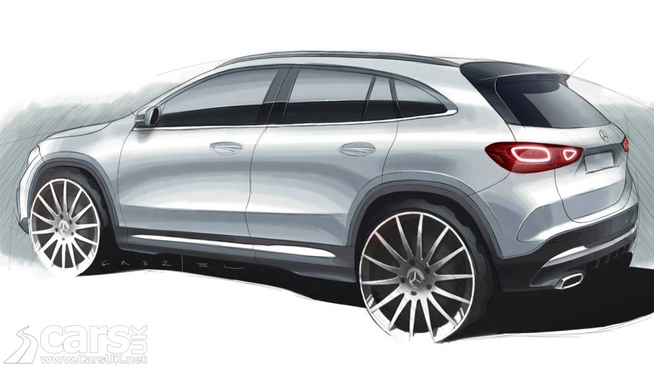 Photo new Mercedes GLA Sketch