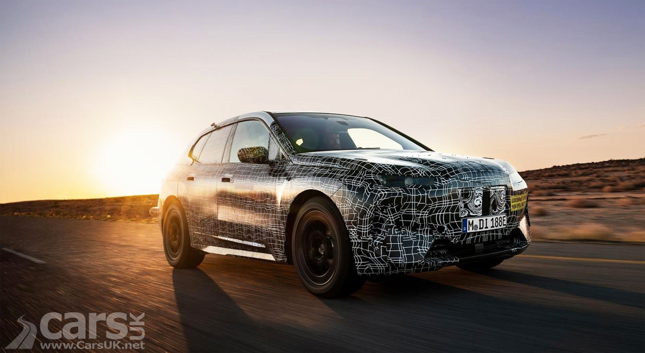 Photo BMW iNext electric SUV hot weather testing