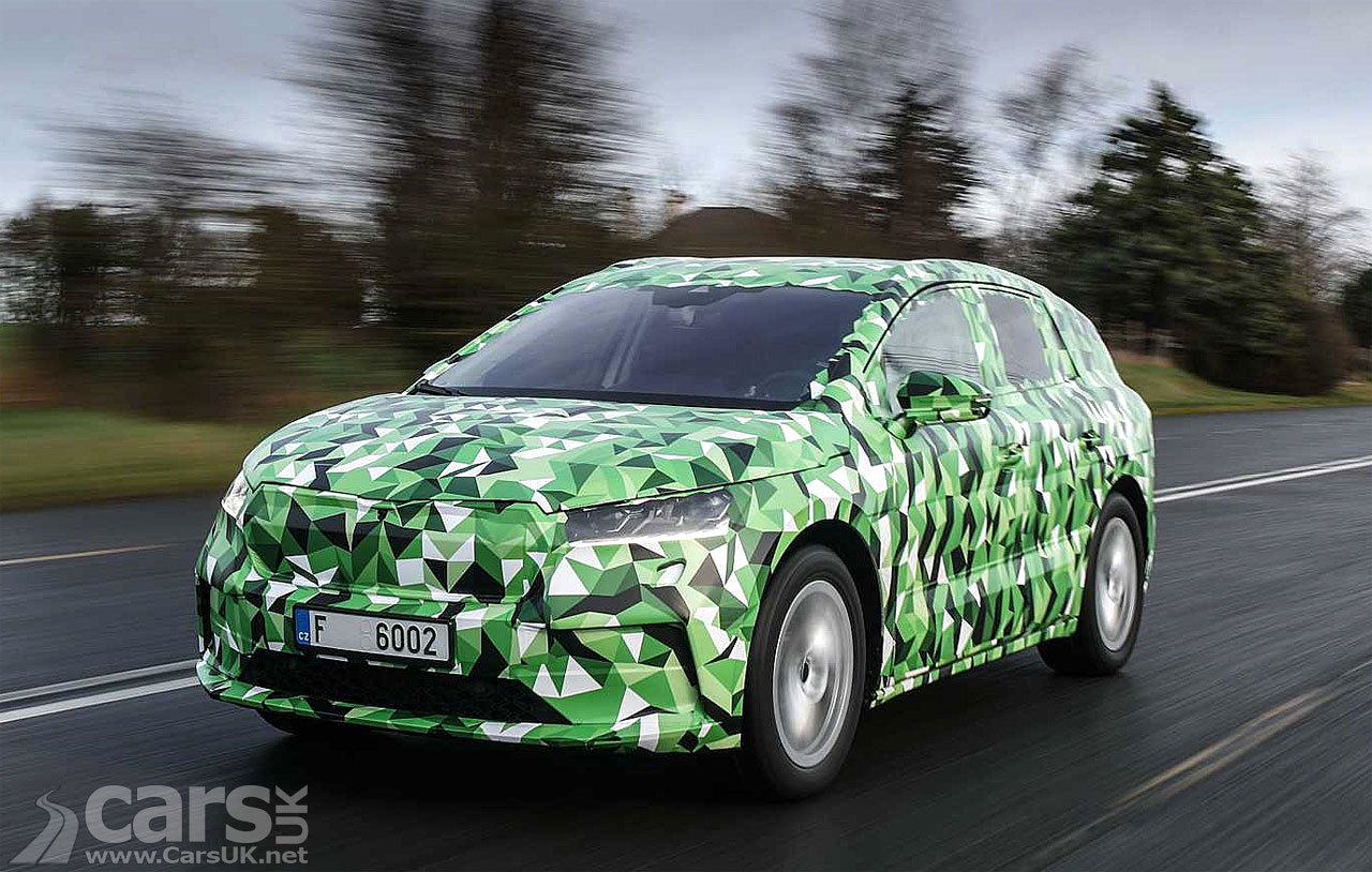 Photo Electric Skoda Enyaq iV teased
