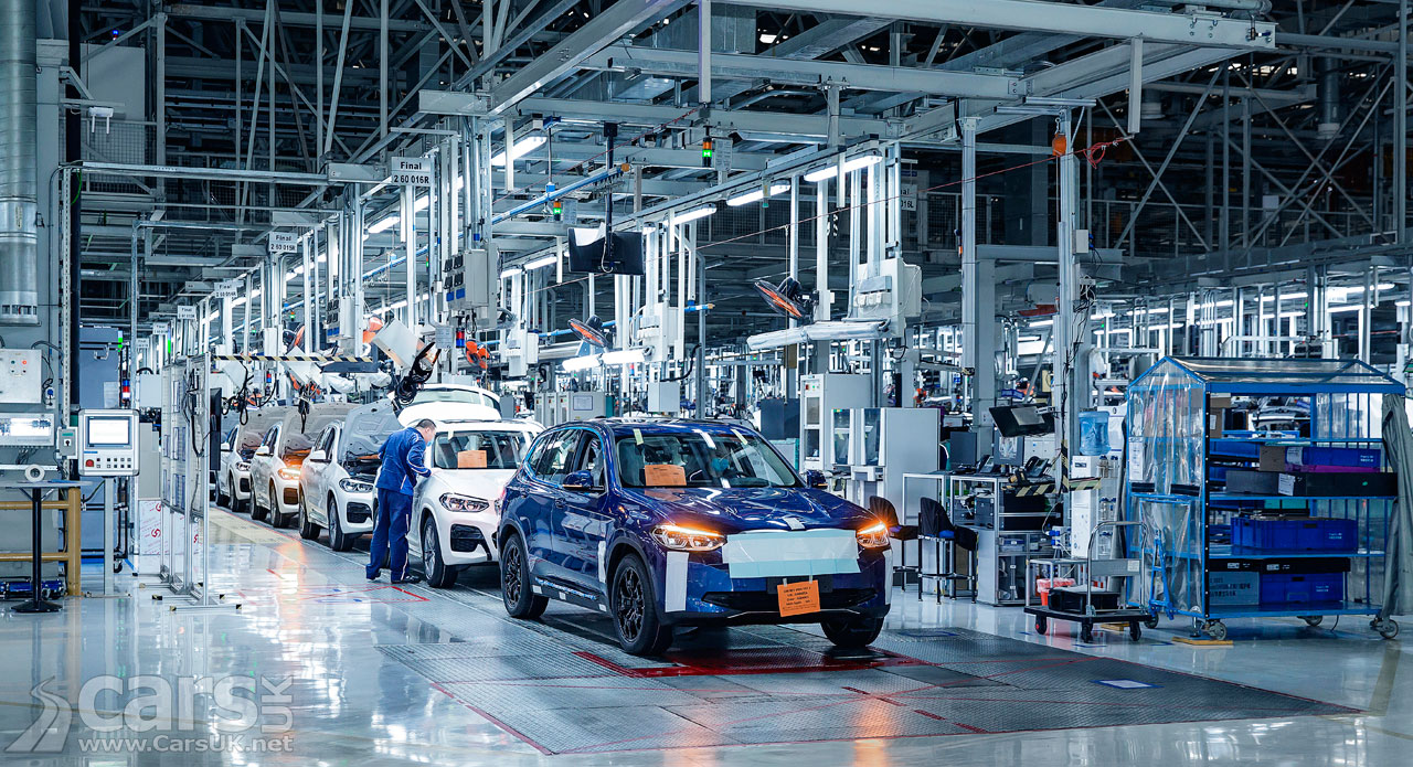 Photo electric BMW iX3 production
