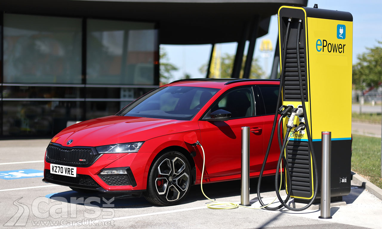Photo New Octavia vRS iV plug-in hybrid UK
