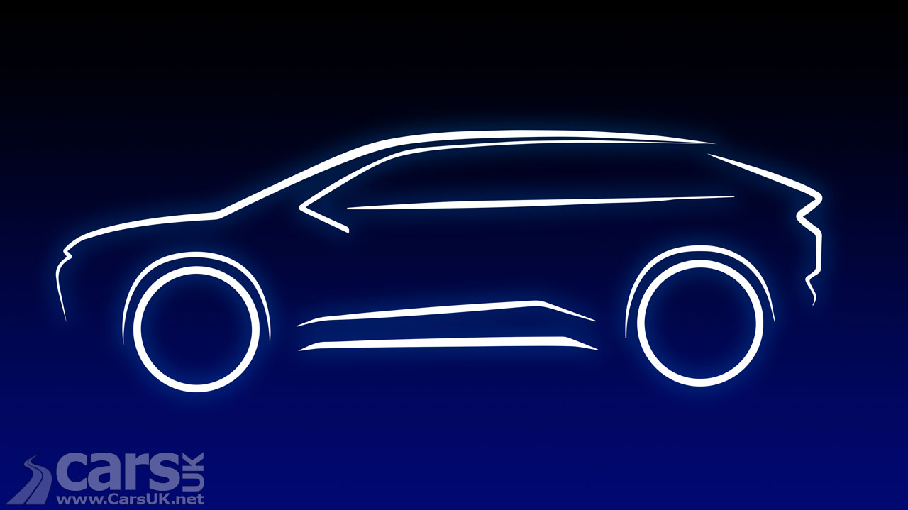 Photo New Electric Toyota SV line sketch