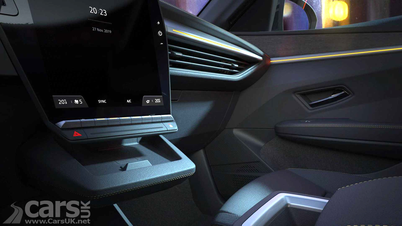 Photo Renault Megane E-Tech Electric interior Tease