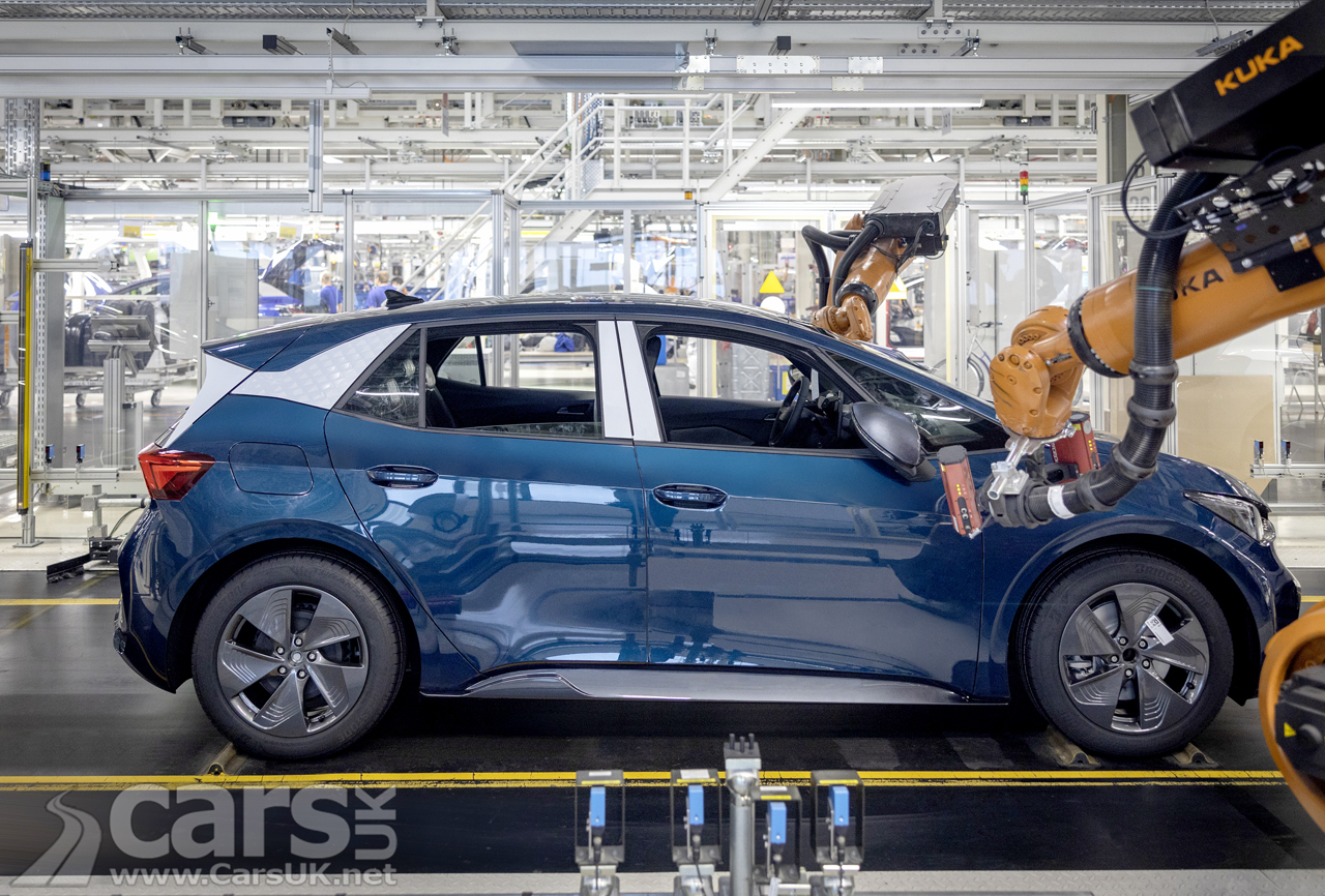 The Cupra Born electric Hatch production