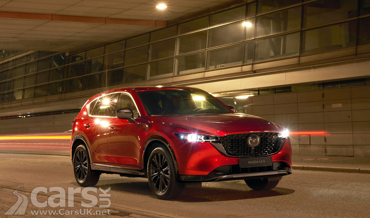 The Mazda CX-5, updated for 2022, with a choice of five trim and four engine options