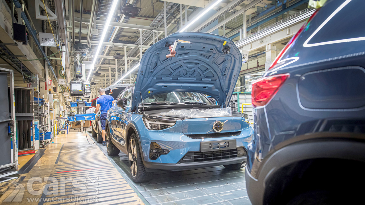 Volvo C40 Recharge production in Gent, Belgium, begins