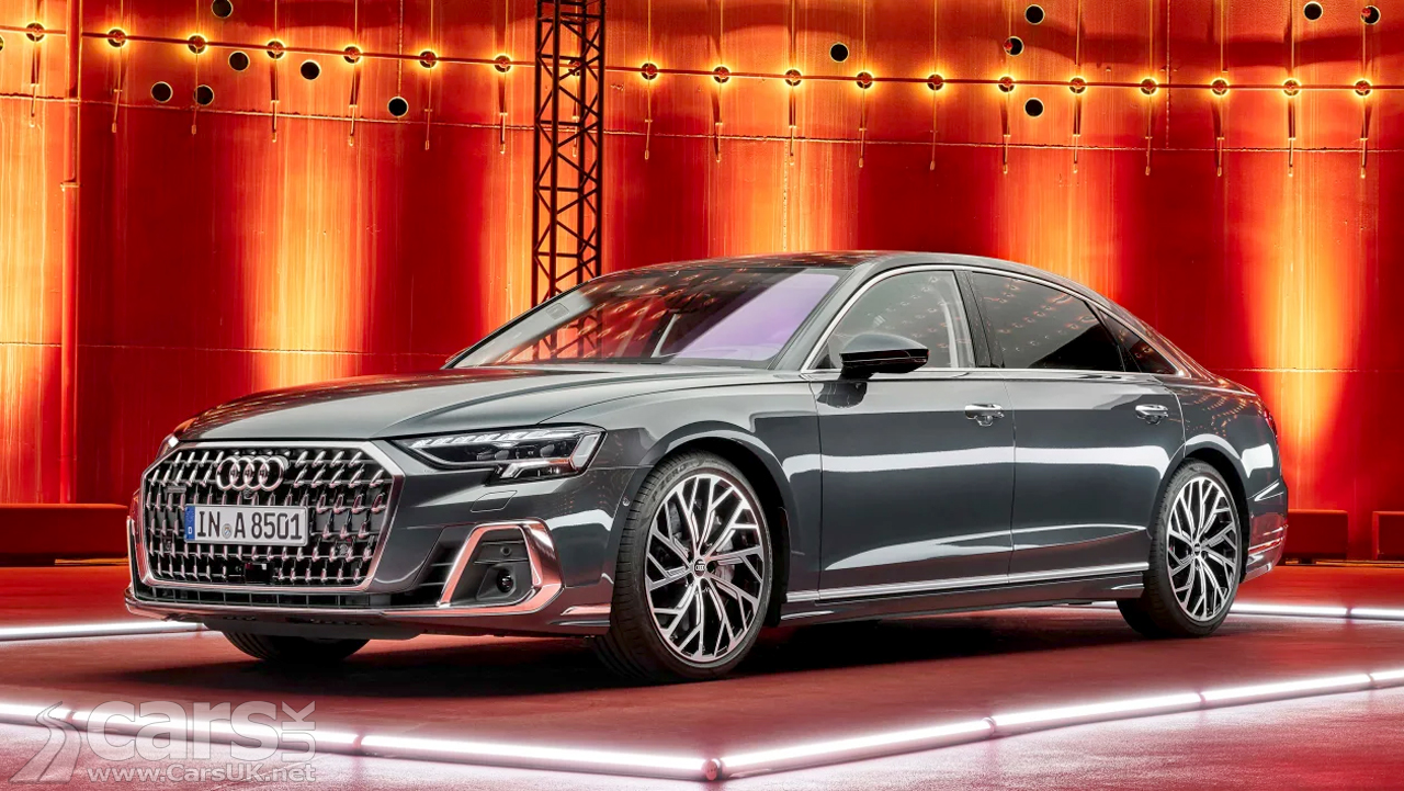 2022 Audi A8 with cosmetic tweaks