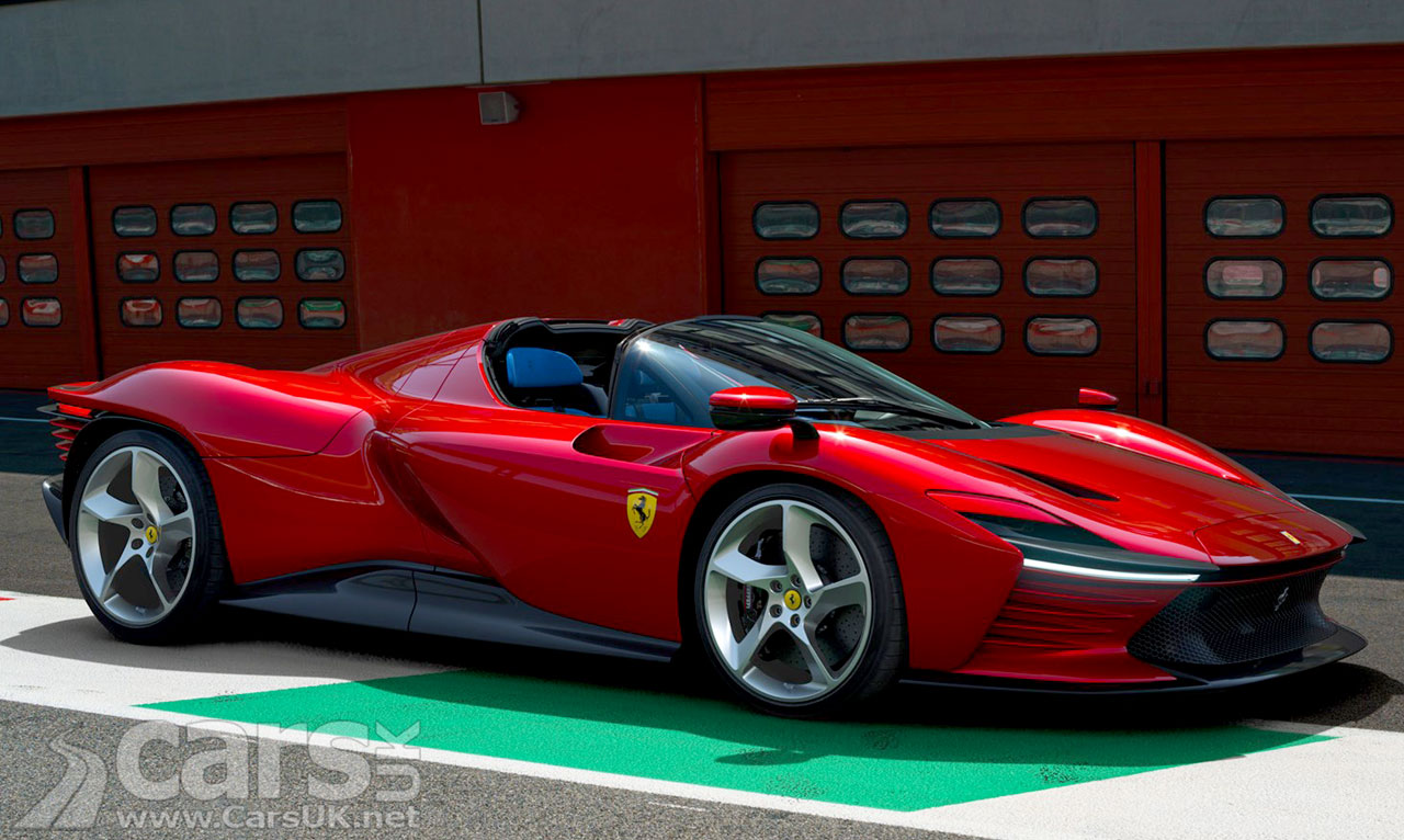 Red Ferrari Daytona SP3