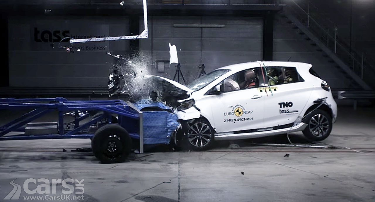 2021 Renault Zoe EV crash test