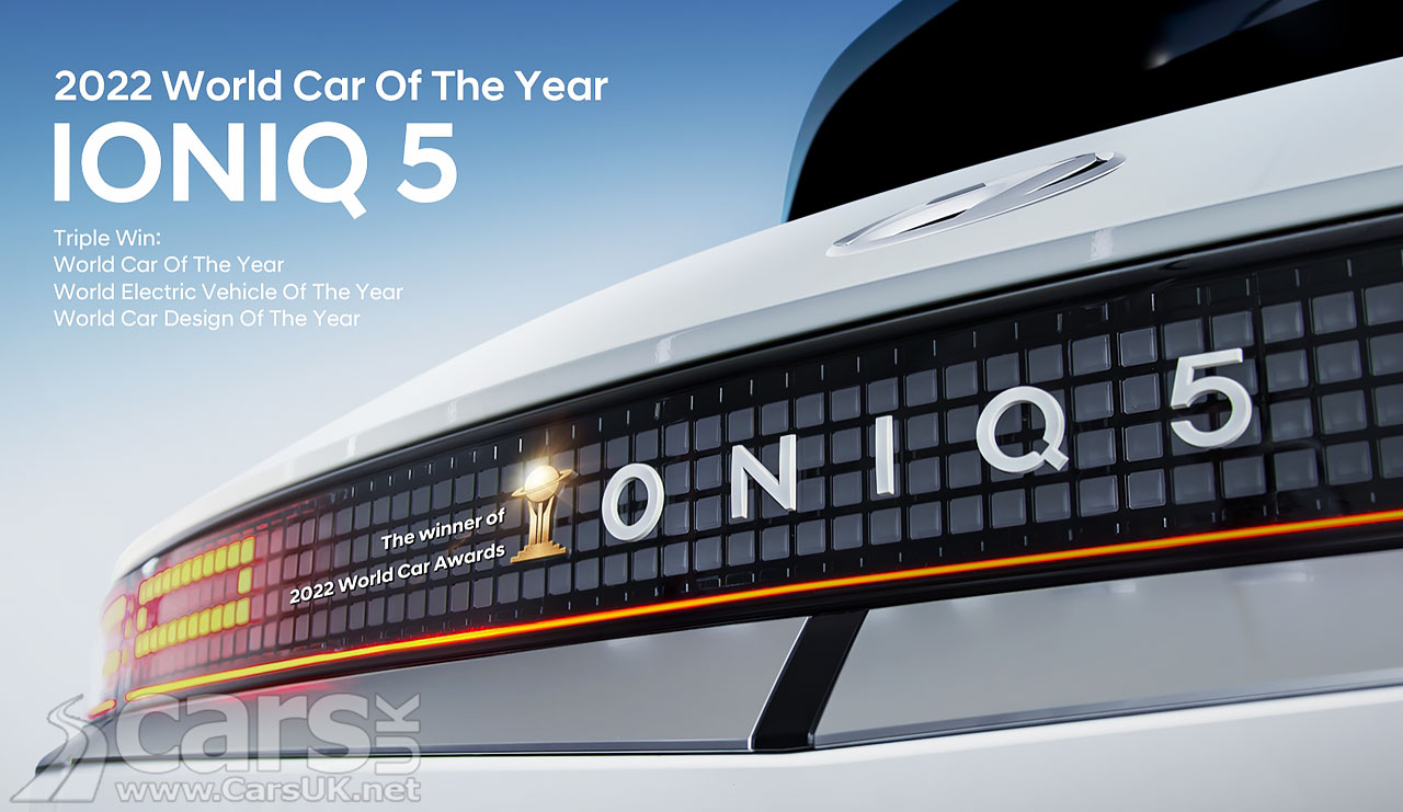 Hyundai's electric Ioniq 5 takes the 2022 World Car of the Year crown