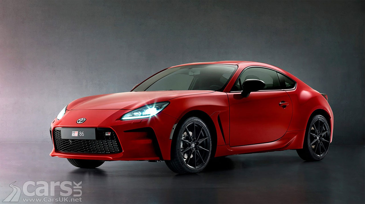 Toyota GR86 in red UK