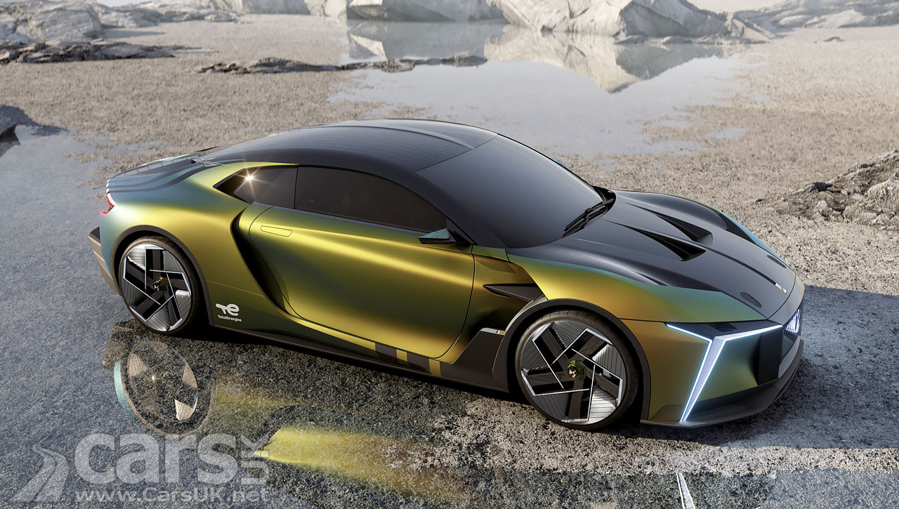 Electric DS E-Tense Performance with no brakes