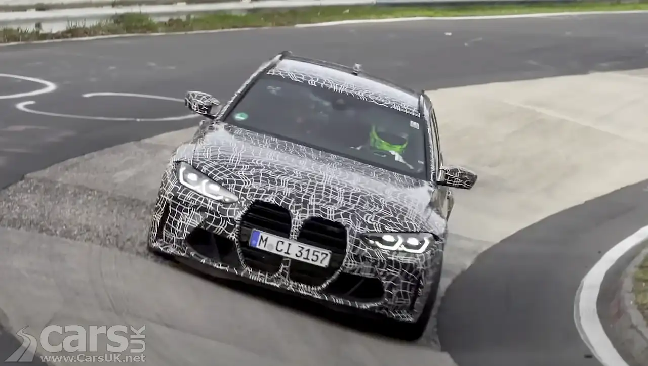 New BMW M3 Touring setting record lap time at the Nurburgring