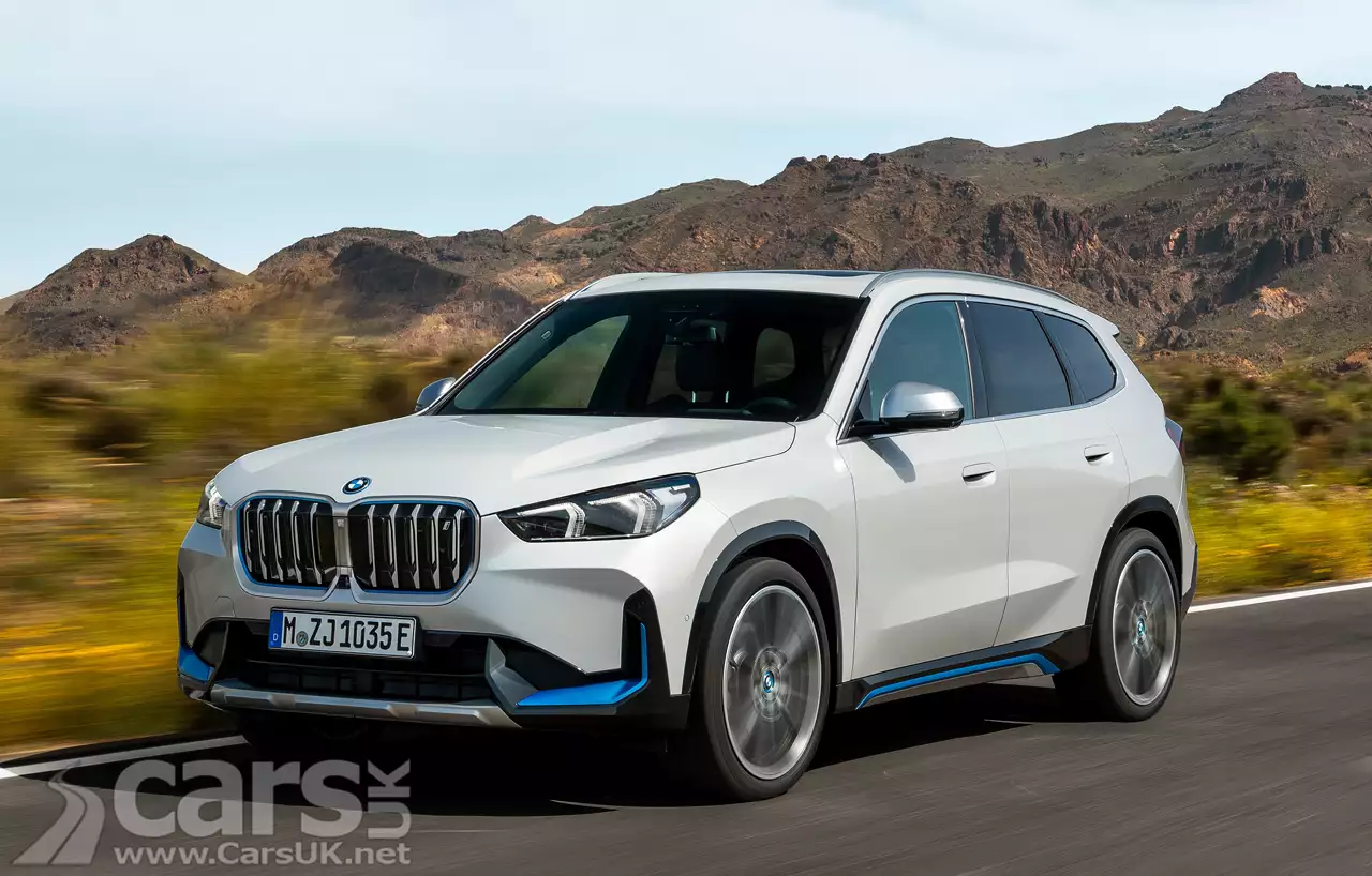 New 2022 BMW iX1 static in white