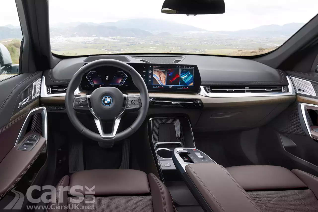 Interior of the 2022 BMW iX1