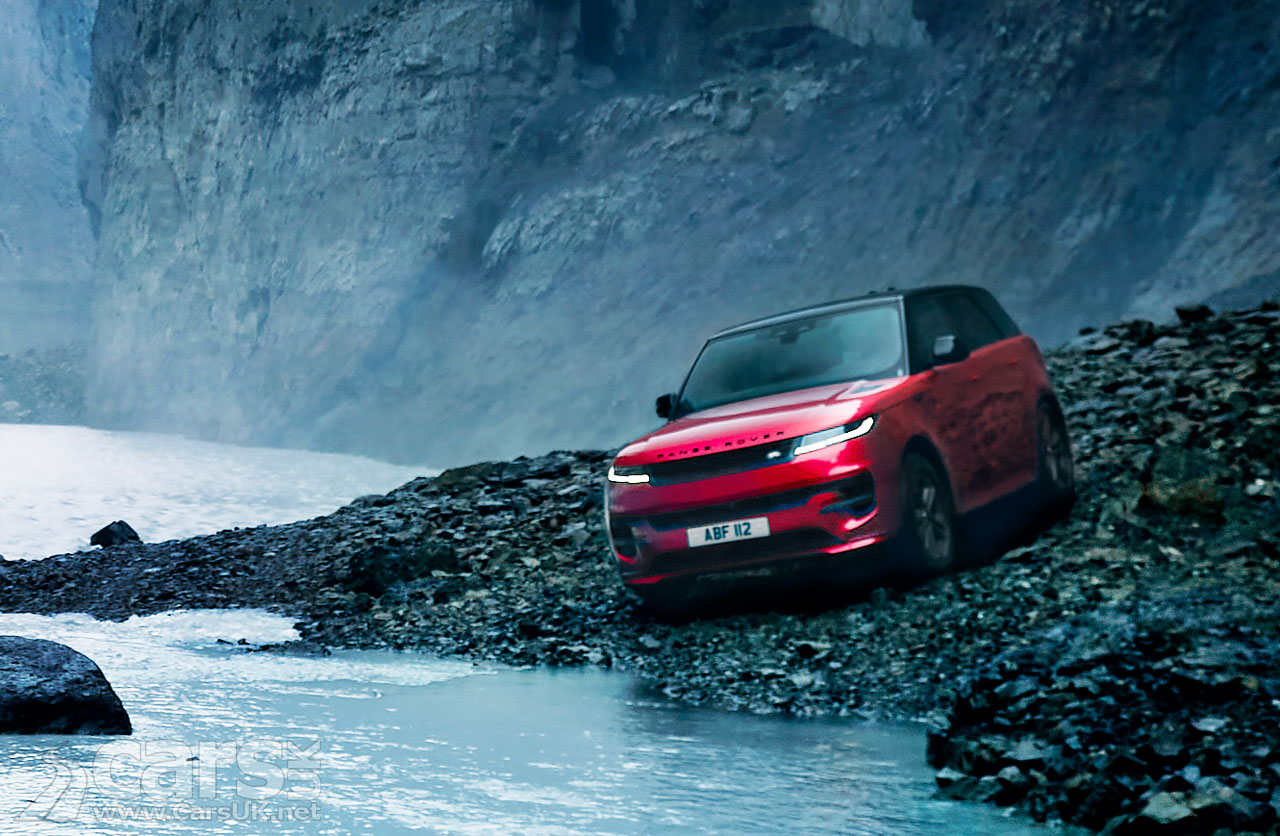 2022 Range Rover Sport by a river