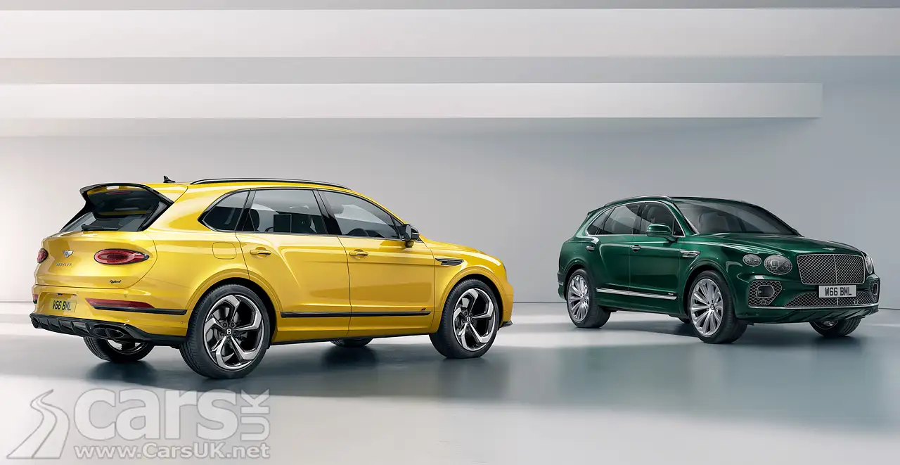 Bentley Bentayga S and Bentley Bentayga Azure Hybrids