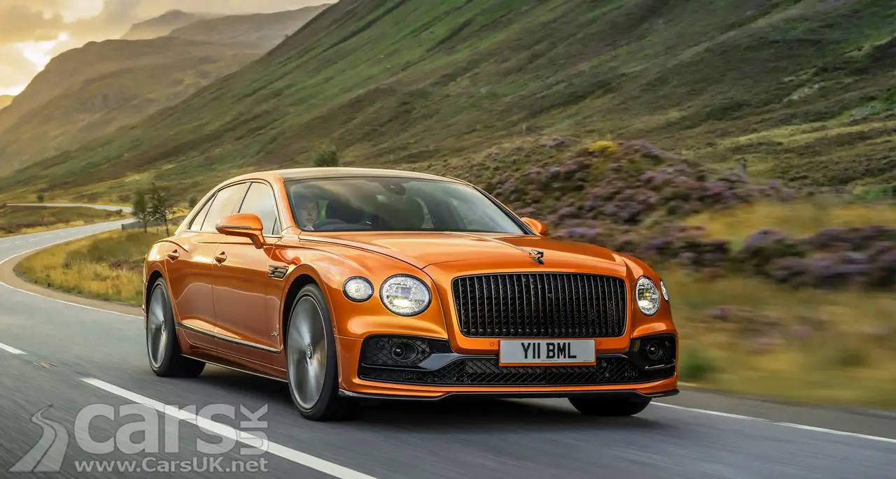 New 2022 Bentley Flying Spur Speed on road
