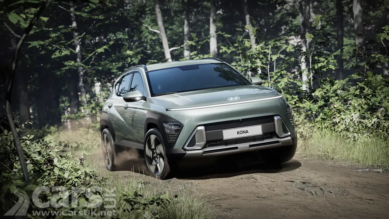 2023 Hyundai Kona pictured for the firts time as the Kona gets bigger and bolder and continues to offer an electric powertrain