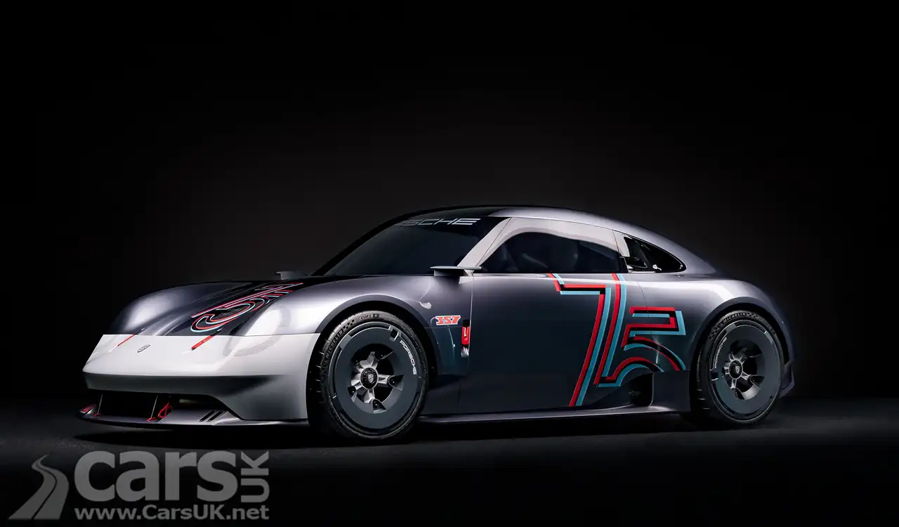 Porsche Vision 357 Concept static shot front side view